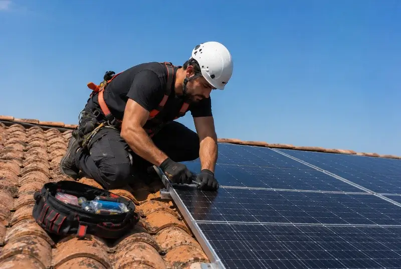 Maintenance et monitoring de panneaux solaires à Châteauneuf-de-Galaure